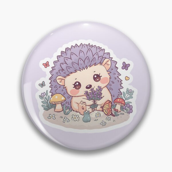 Artikelvorschau, Kawaii Lavendel-Igel entworfen und verkauft von UnRealS.