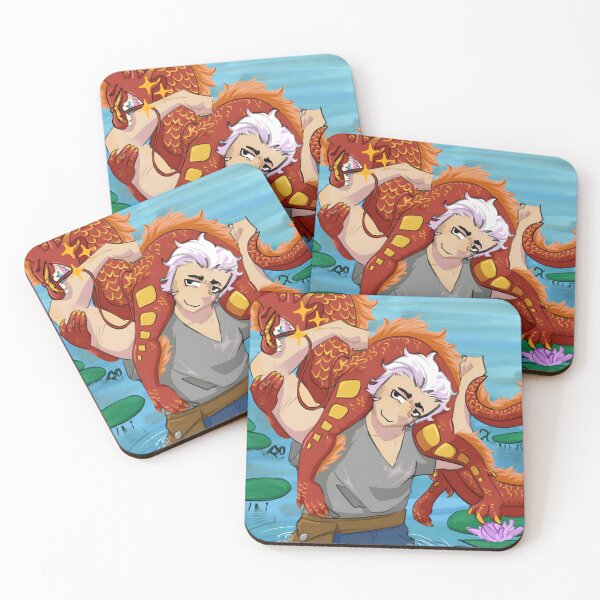Item preview, Man Carrying a Red Dragon in a Pond designed and sold by Baby-Care.