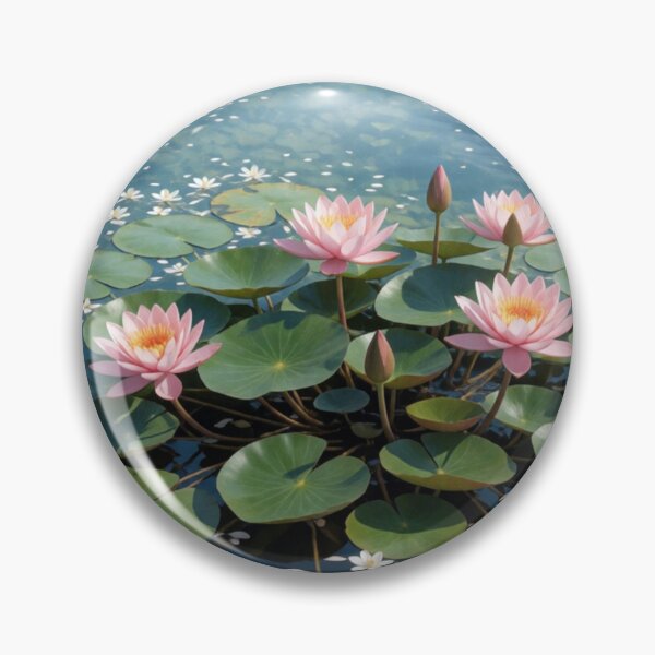 Item preview, Shimmering water lily pond designed and sold by Sigtrix.