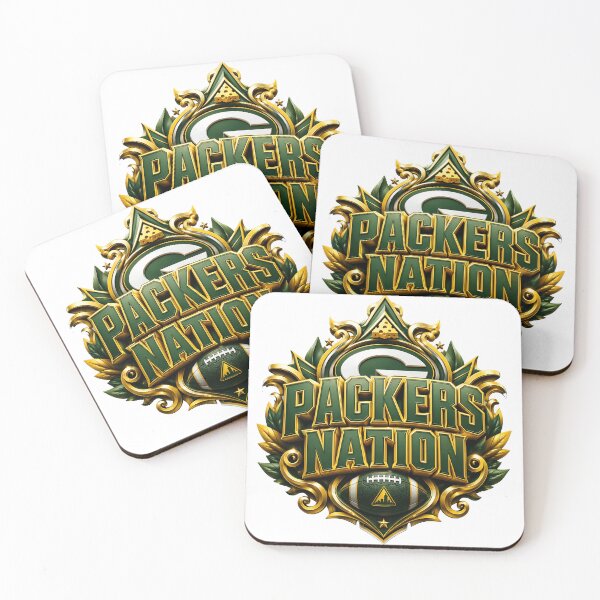 Item preview, Packers Nation Ornate Football Crest designed and sold by GaryGibbs36288.