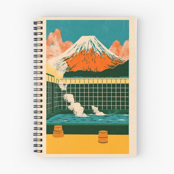 Item preview, Mount Fuji Bathhouse Mural | Vintage Japanese Retro Sento Poster | Japandi Bathroom Wall Art designed and sold by NodeArchitects.