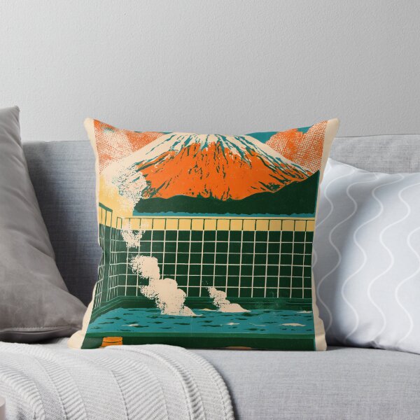 Item preview, Mount Fuji Bathhouse Mural | Vintage Japanese Retro Sento Poster | Japandi Bathroom Wall Art designed and sold by NodeArchitects.