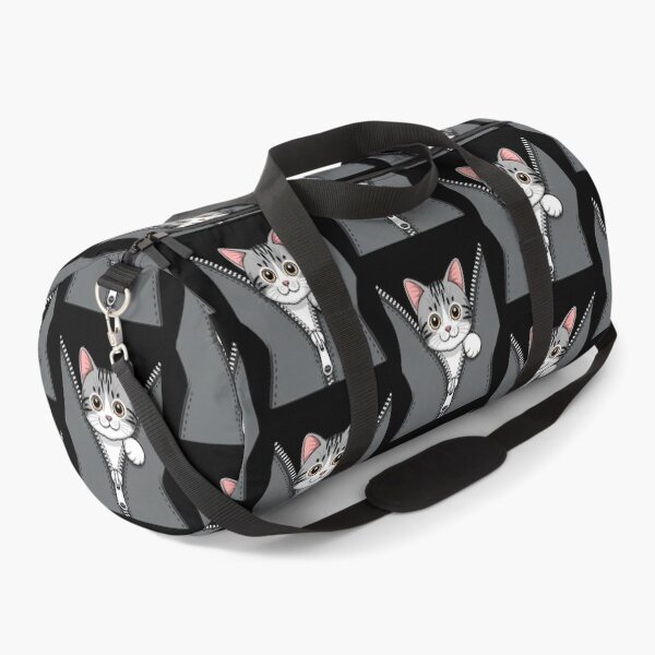 Item preview, Peeking Cat Zipper Graphic designed and sold by OlyvieArt.