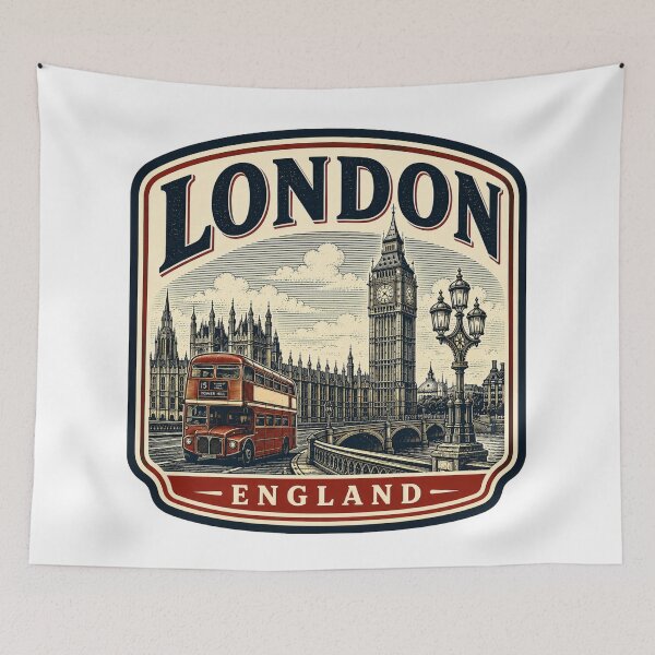 Item preview, London - England designed and sold by GoodOldVintage.