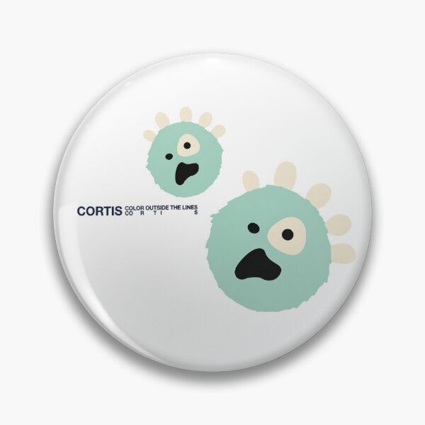 Item preview, CORTIS - Spiky Teal Furballs (Color Outside the Lines) designed and sold by moamaxshop.