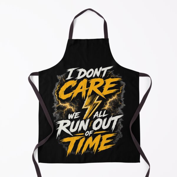 Item preview, I Don't Care We All Run Out of Time Lightning Quote designed and sold by TeeTimeTreasure.