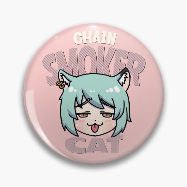 Item preview, Chainsmoker cat yaniko yani neko designed and sold by Morcawork.