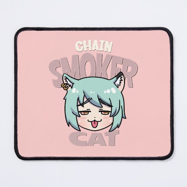 Item preview, Chainsmoker cat yaniko yani neko designed and sold by Morcawork.