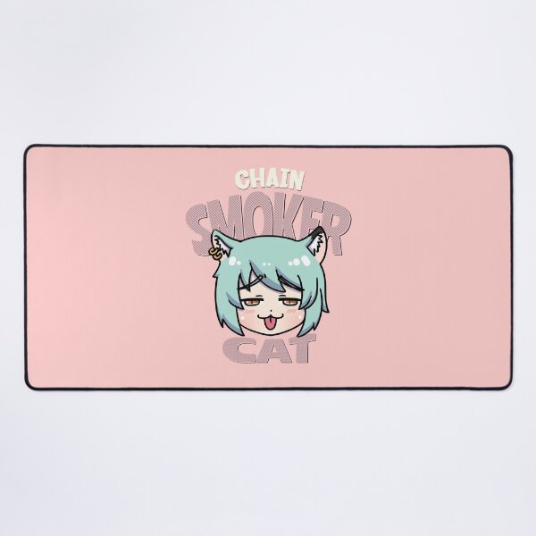 Item preview, Chainsmoker cat yaniko yani neko designed and sold by Morcawork.