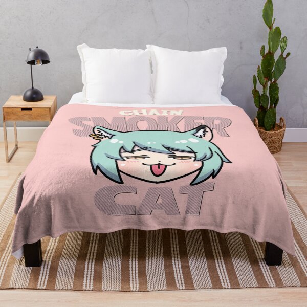 Item preview, Chainsmoker cat yaniko yani neko designed and sold by Morcawork.