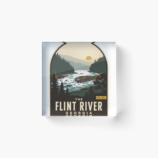 Item preview, Flint River Georgia designed and sold by DetourDgn.