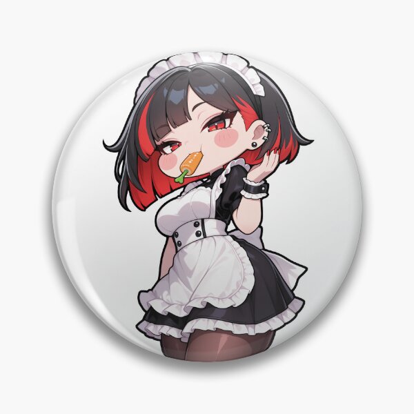 Item preview, Chibi Red Black Maid Sticker designed and sold by RGB-crayon.