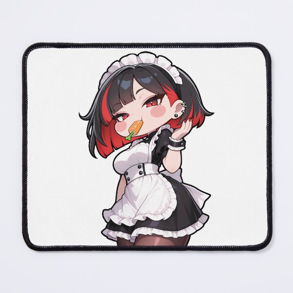 Item preview, Chibi Red Black Maid Sticker designed and sold by RGB-crayon.