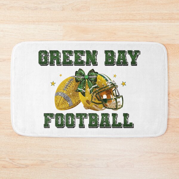 Item preview, Green Bay Glitter Football Bow designed and sold by LauraBarn95305.