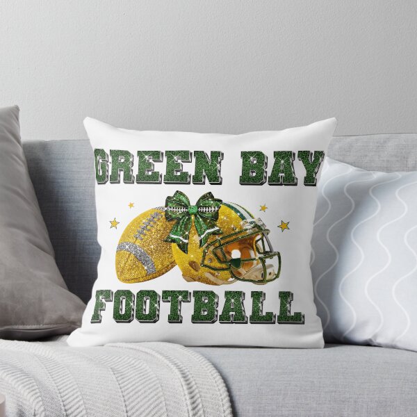 Item preview, Green Bay Glitter Football Bow designed and sold by LauraBarn95305.