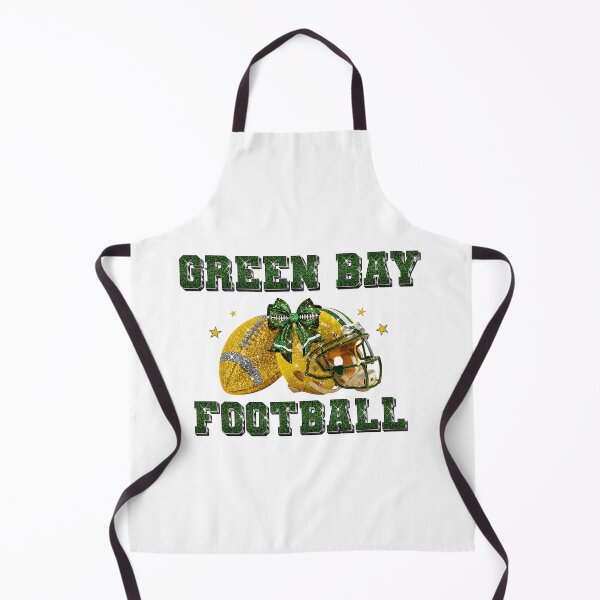 Item preview, Green Bay Glitter Football Bow designed and sold by LauraBarn95305.