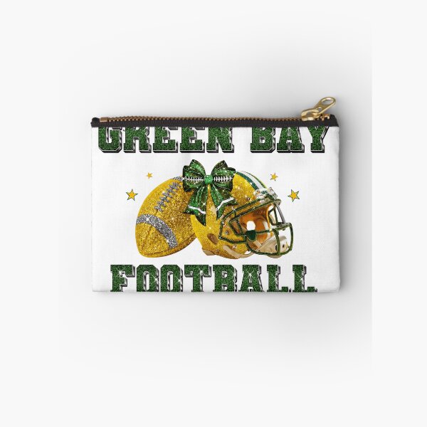 Item preview, Green Bay Glitter Football Bow designed and sold by LauraBarn95305.