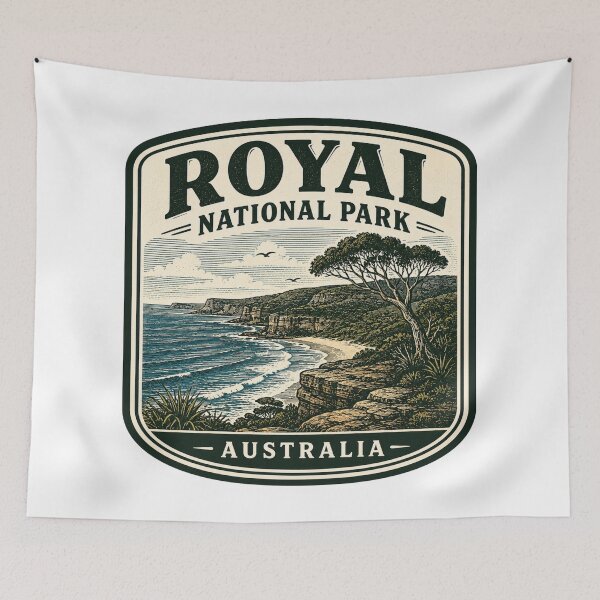 Item preview, Royal National Park - Australia designed and sold by GoodOldVintage.