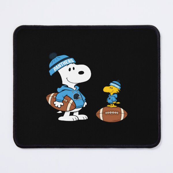 Item preview, Carolina Panthers Snoopy And Woodstock Football designed and sold by Nahkolahmom.