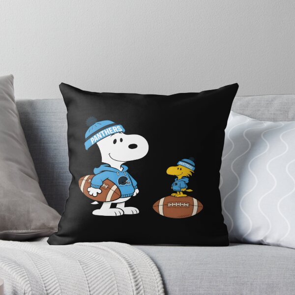 Item preview, Carolina Panthers Snoopy And Woodstock Football designed and sold by Nahkolahmom.