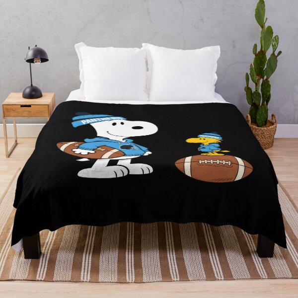 Item preview, Carolina Panthers Snoopy And Woodstock Football designed and sold by Nahkolahmom.