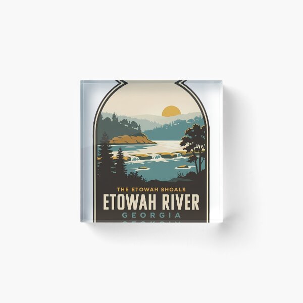Item preview, Etowah River Georgia designed and sold by DetourDgn.