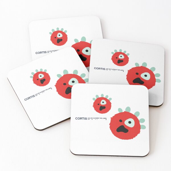 Item preview, CORTIS - Fiery Red Furballs (Color Outside the Lines) designed and sold by moamaxshop.