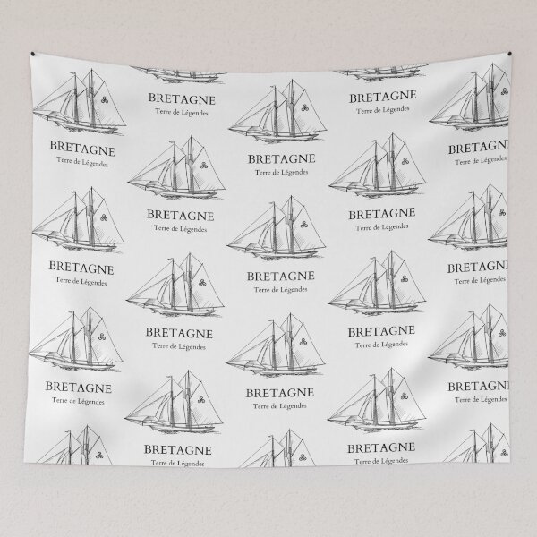 Item preview, Brittany Breton - Bretonne Breizh Boats Finistre Morbihan Region designed and sold by risti-anGarrard.