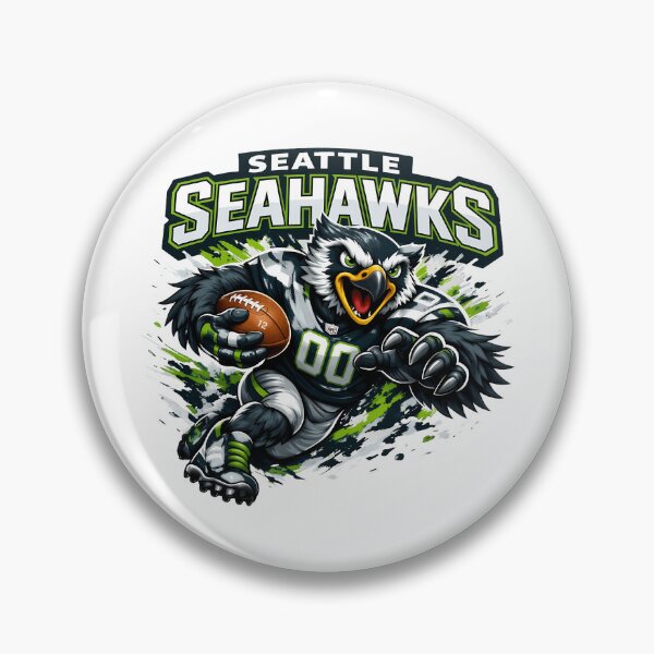 Item preview, Seattle Seahawks Eagle Football Mascot designed and sold by SamuelRow44384.