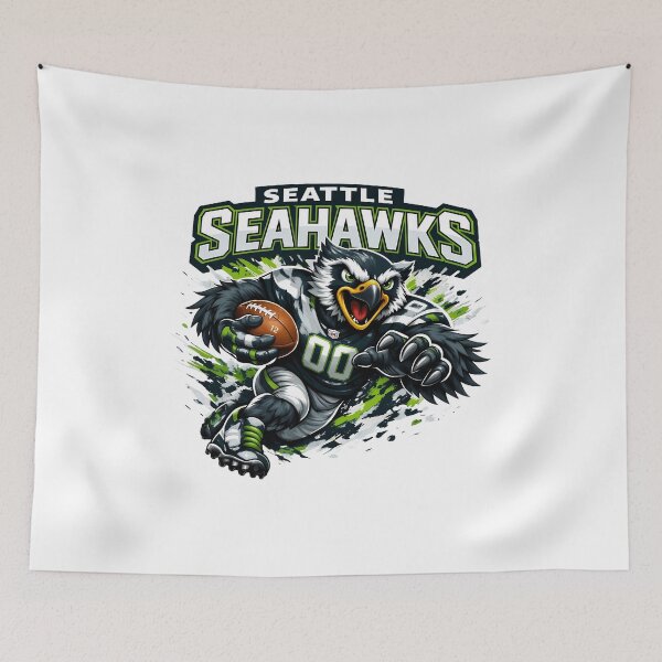 Item preview, Seattle Seahawks Eagle Football Mascot designed and sold by SamuelRow44384.