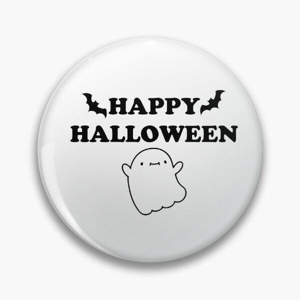 Item preview, Happy Halloween Cute Ghost Bats designed and sold by Sorted and Sweet.