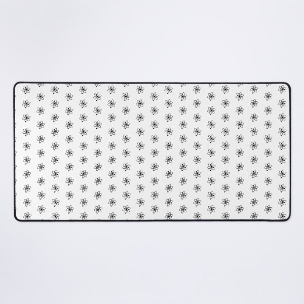Item preview, Minimalist Black Atom Shape Science Symbol designed and sold by pattern-archive.