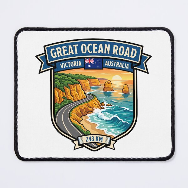 Item preview, Great Ocean Road Coastal Drive designed and sold by enzoade.