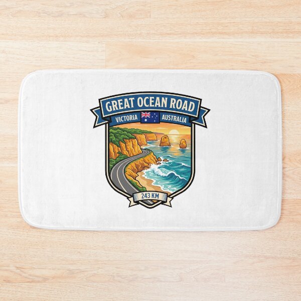 Item preview, Great Ocean Road Coastal Drive designed and sold by enzoade.