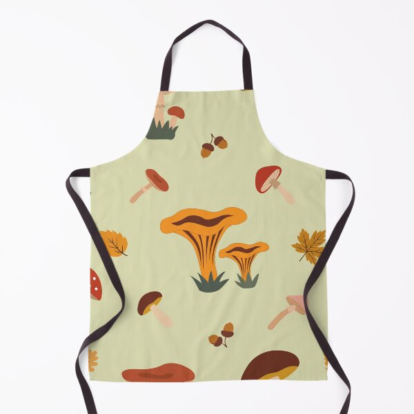Item preview, Autumn Mushroom and Forest Acorn Seamless Pattern designed and sold by ElenMart.