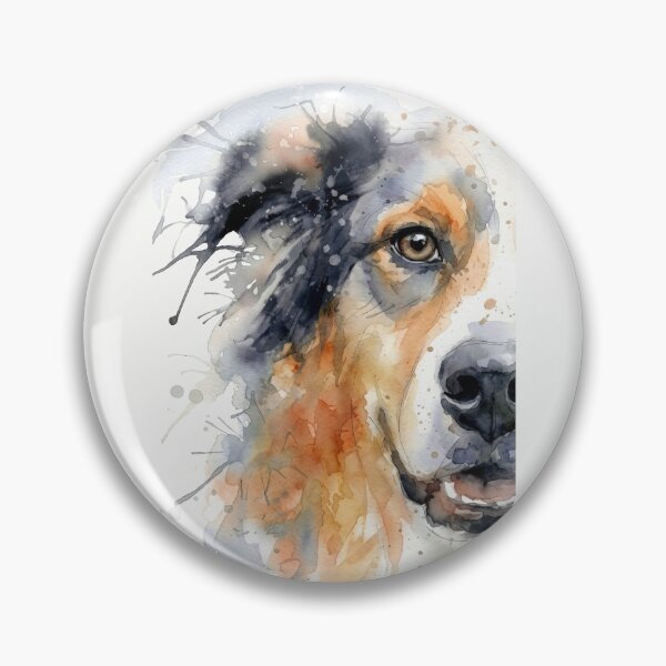Item preview, Australian Shepherd, Warm Orange and Grey designed and sold by caracatita75.