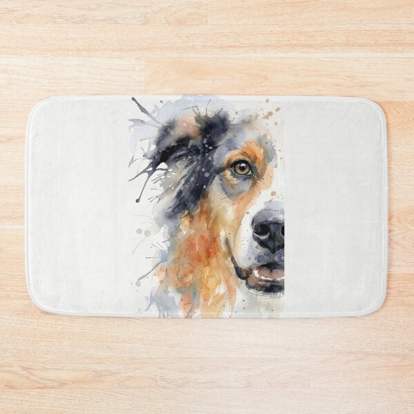 Item preview, Australian Shepherd, Warm Orange and Grey designed and sold by caracatita75.