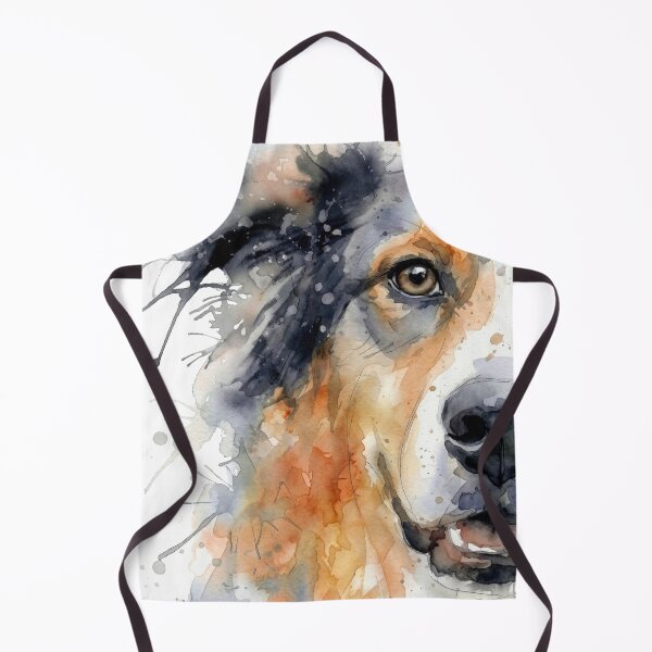 Item preview, Australian Shepherd, Warm Orange and Grey designed and sold by caracatita75.