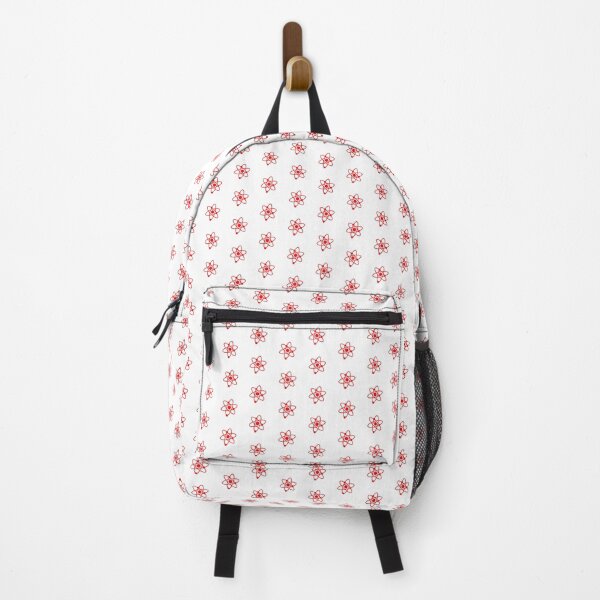 Item preview, Minimalist Red Atom Shape Science Symbol designed and sold by pattern-archive.