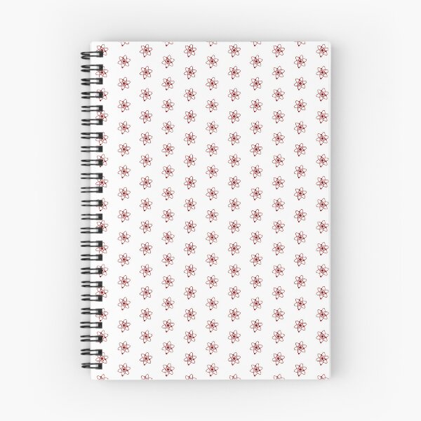 Item preview, Minimalist Dark Red Atom Shape Science Symbol designed and sold by pattern-archive.