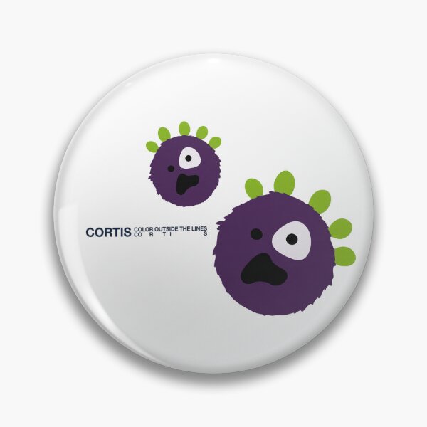 Item preview, CORTIS - Purple & Lime Furballs (Color Outside the Lines) designed and sold by moamaxshop.