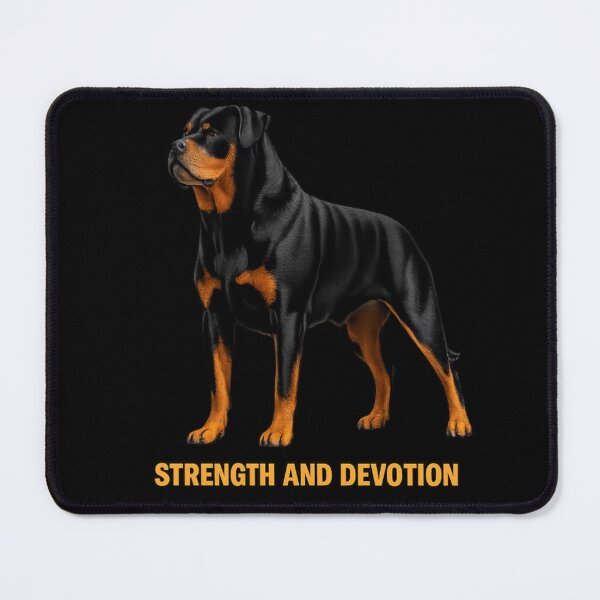 Item preview, Rottweiler Dog Strength and Devotion Vintage Design designed and sold by PrintGo26.
