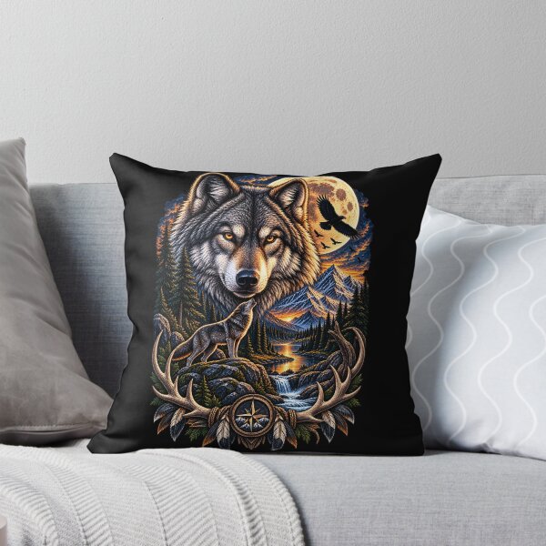 Item preview, Wolf Mountain Wilderness – Wildlife Adventure designed and sold by CreativeMindsetLab.