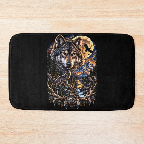 Item preview, Wolf Mountain Wilderness – Wildlife Adventure designed and sold by CreativeMindsetLab.