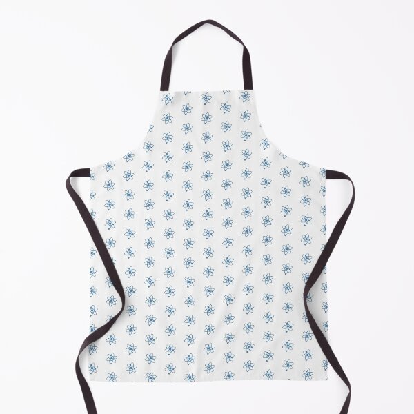 Item preview, Minimalist Steel Blue Atom Shape Science Symbol designed and sold by pattern-archive.