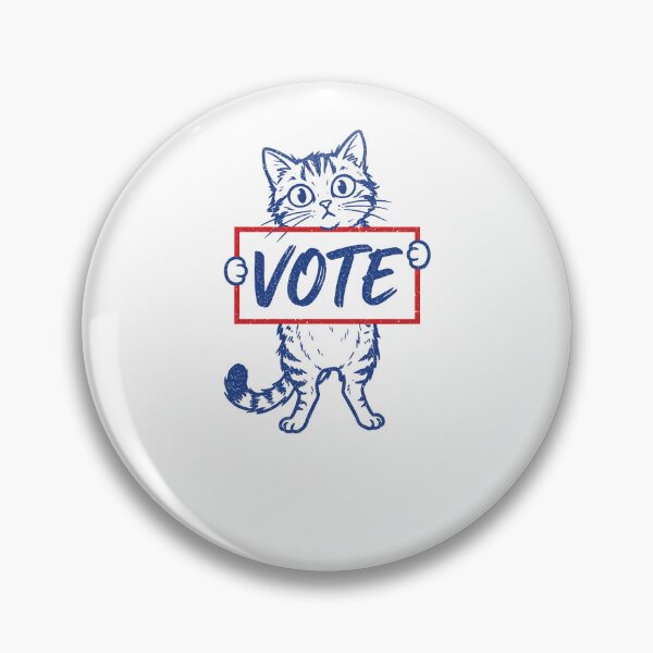 Item preview, Vote Cat Funny Voting Election  designed and sold by varioarts.
