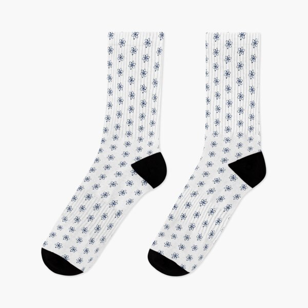 Item preview, Minimalist Navy Blue Atom Shape Science Symbol designed and sold by pattern-archive.