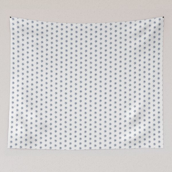 Item preview, Minimalist Navy Blue Atom Shape Science Symbol designed and sold by pattern-archive.