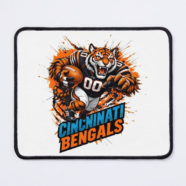 Item preview, Cincinnati Bengals Tiger Football Mascot designed and sold by JasonMack22804.