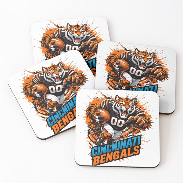 Item preview, Cincinnati Bengals Tiger Football Mascot designed and sold by JasonMack22804.